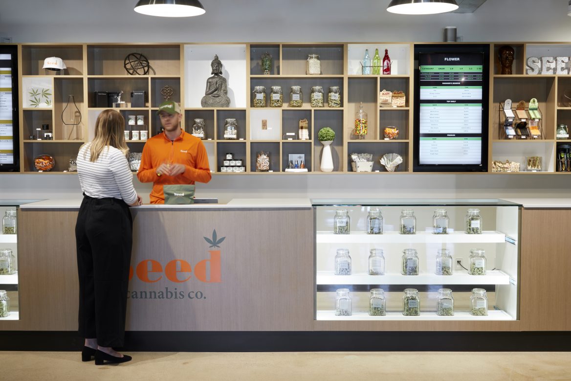 Seed Cannabis Dispensary Desk